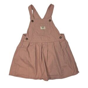 Osh Kosh B'gosh Pink Overall Jumper Dress Girls Size 5T